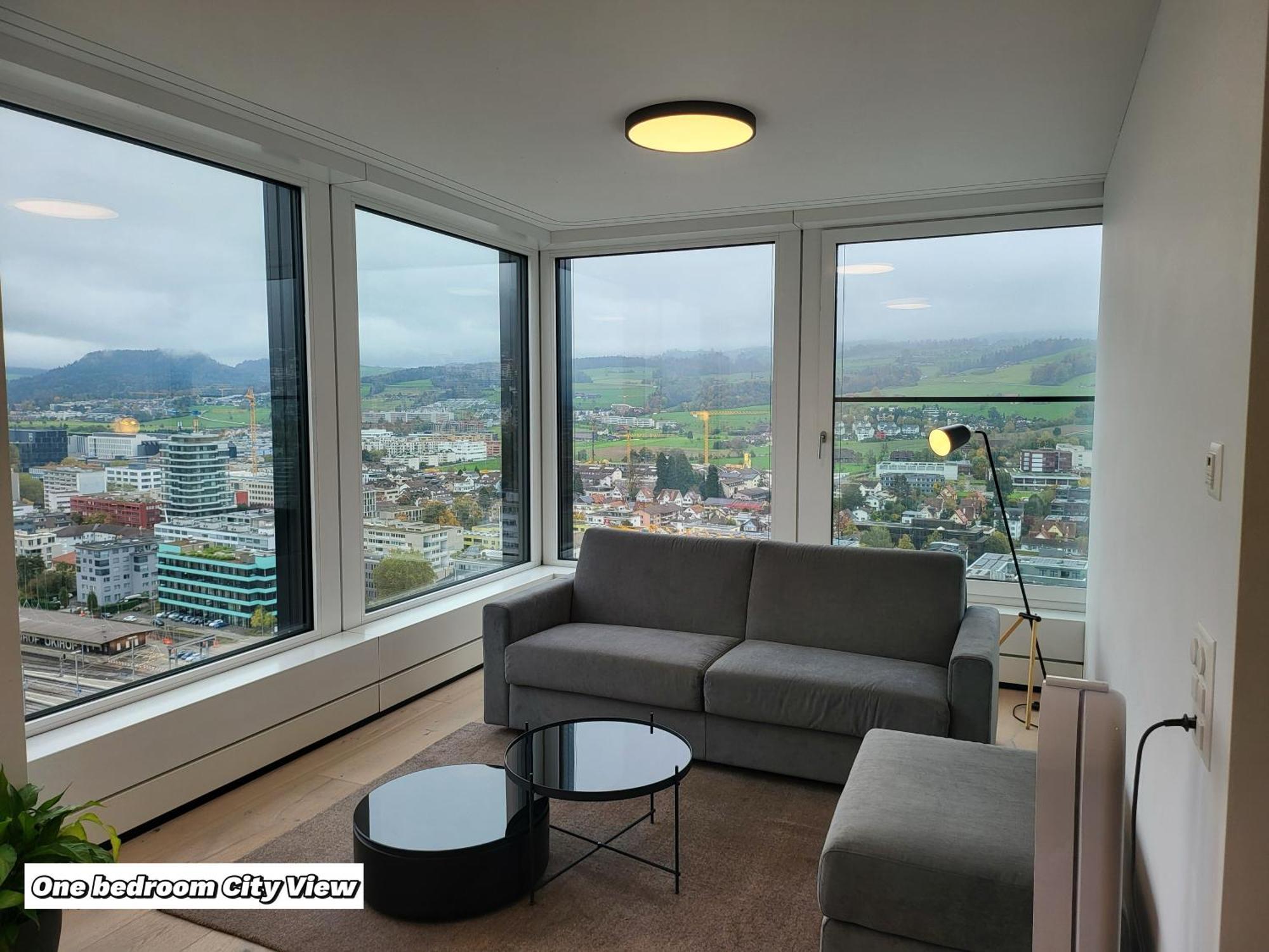 Park Tower City View Apartments Zug Exterior photo